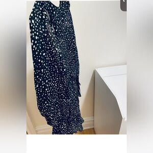 Zara Black and White Polka Dot Mini Dress